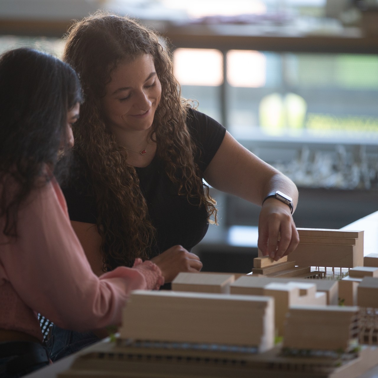 Filming an institutional spot/PSA. Architecture and Interior Design scene.