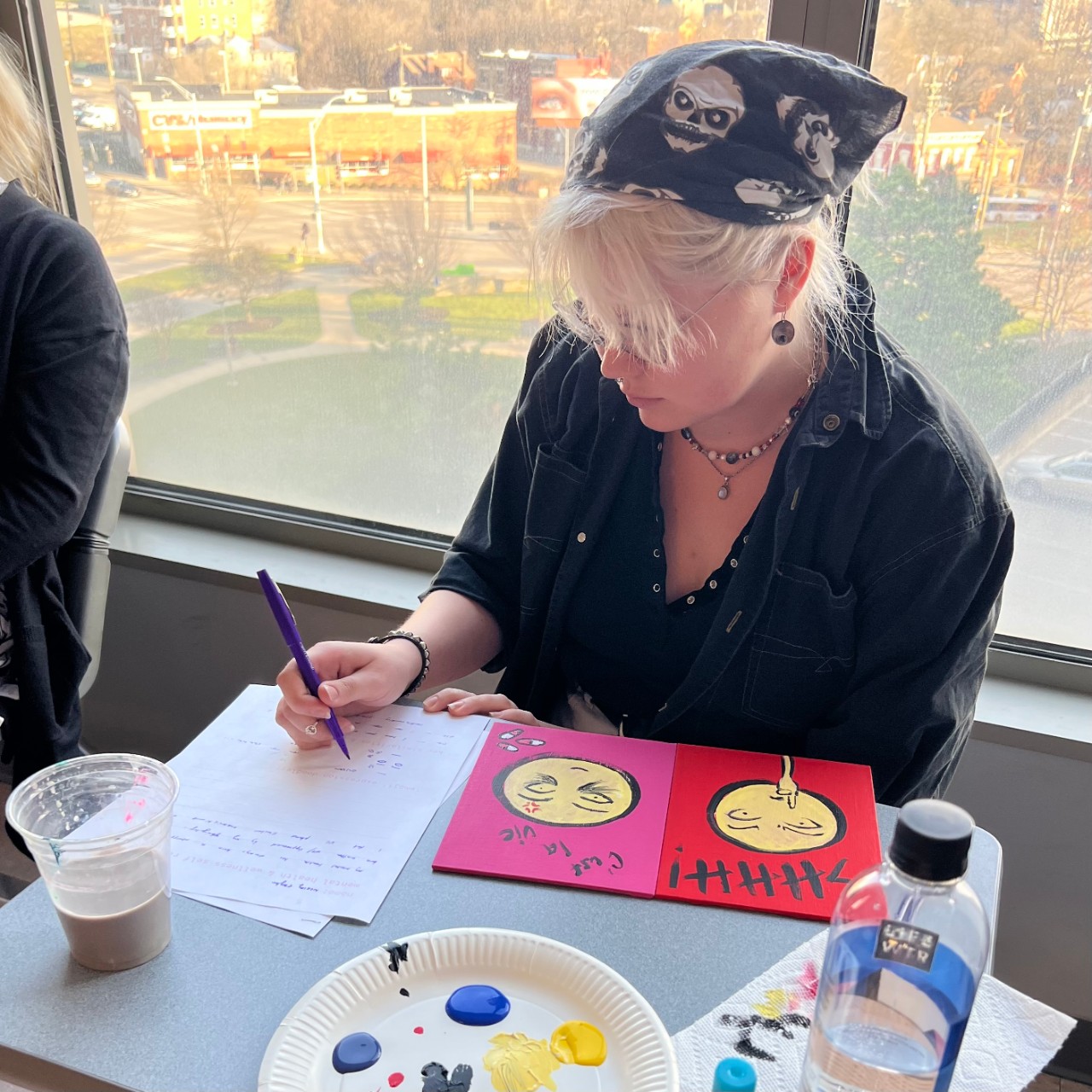 Art therapy practice.