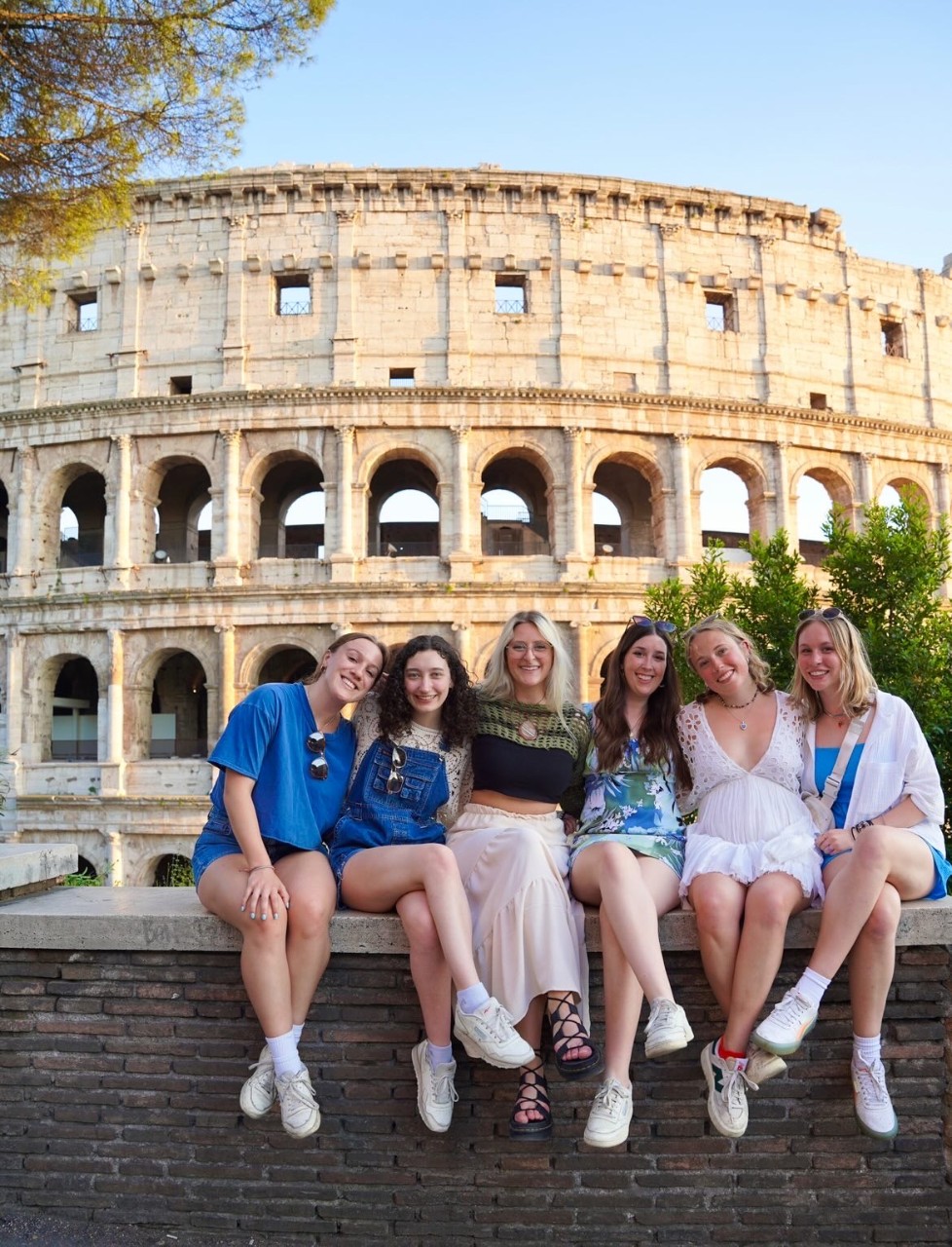 Architecture students abroad in Italy. 
