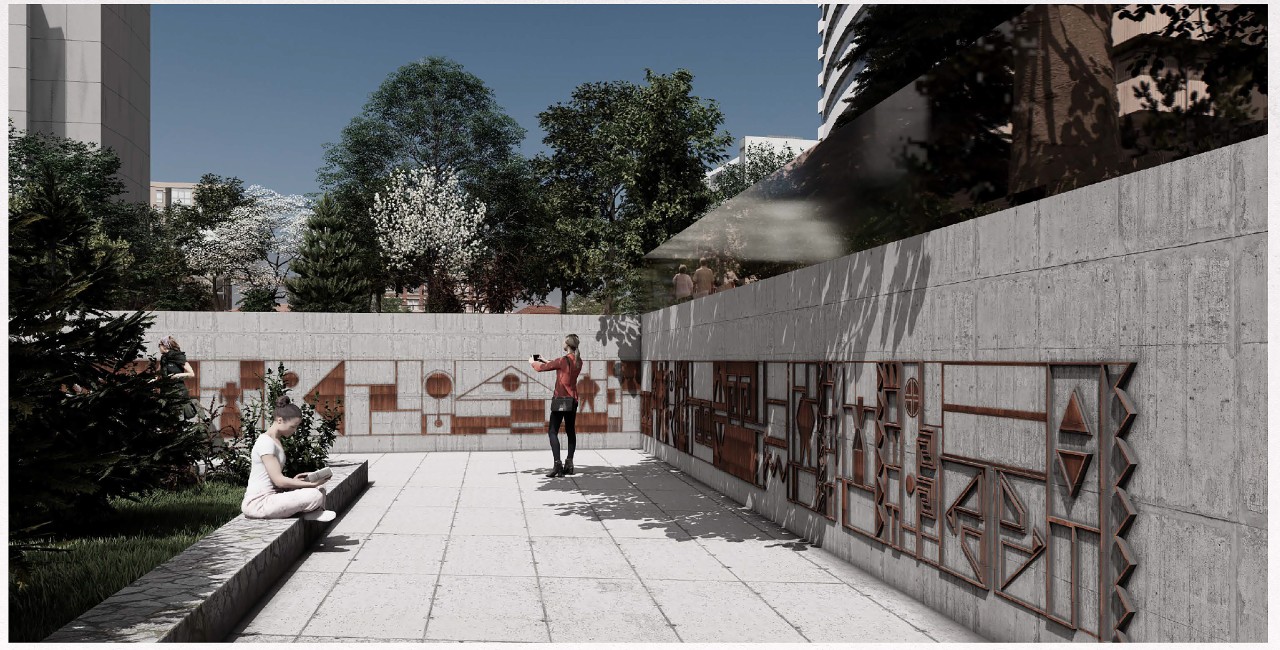 Test Radiation Memorial Rendering