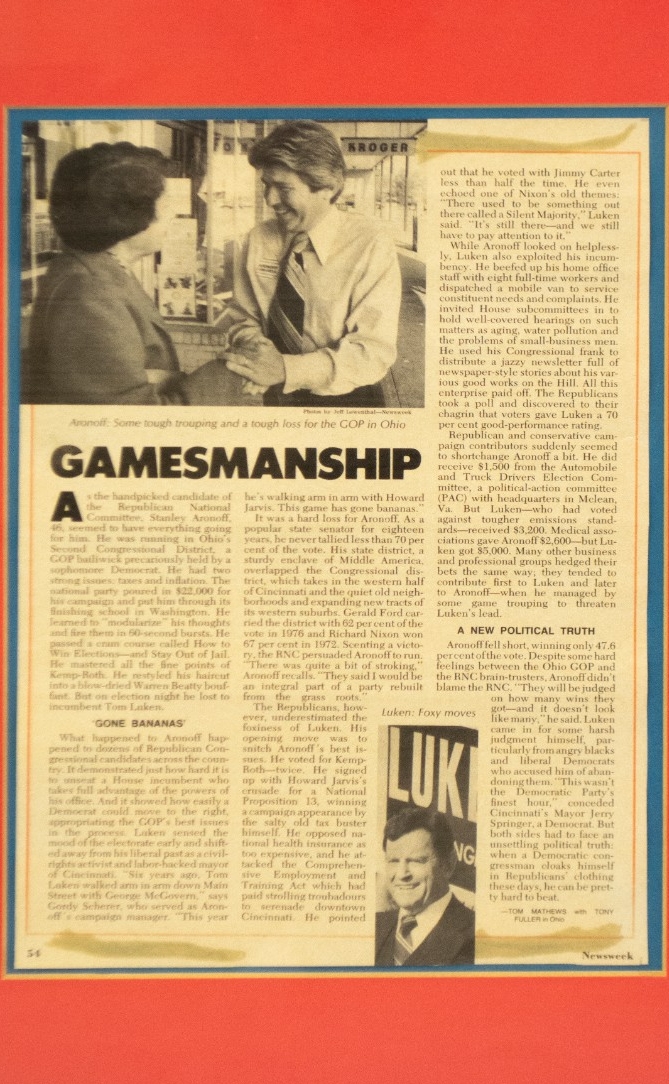 Gamesmanship, presenting Stanley J. Aronoff.