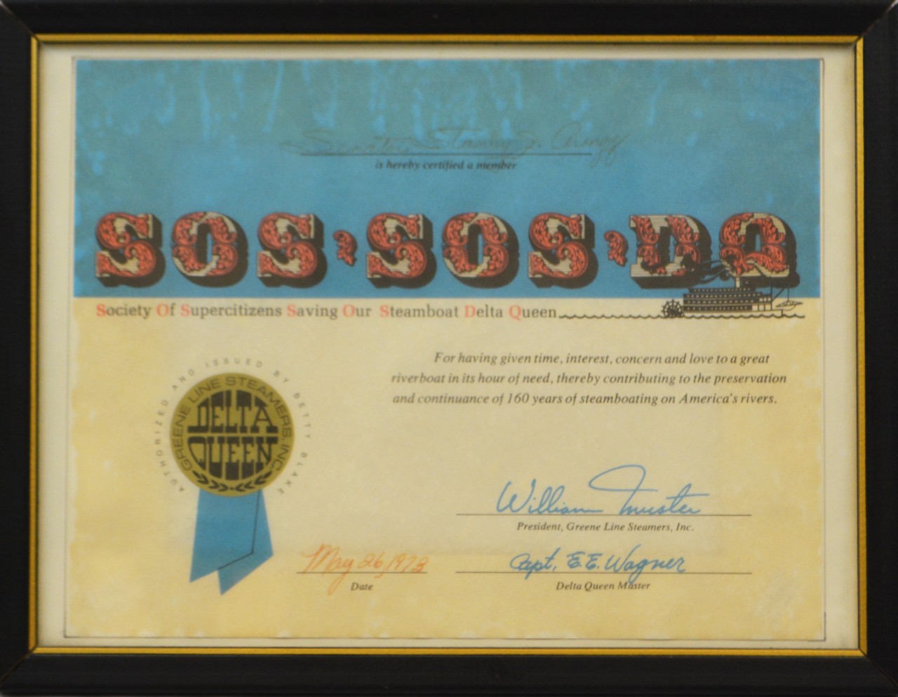 Society of Supercitizens Saving our steamboat delta queen