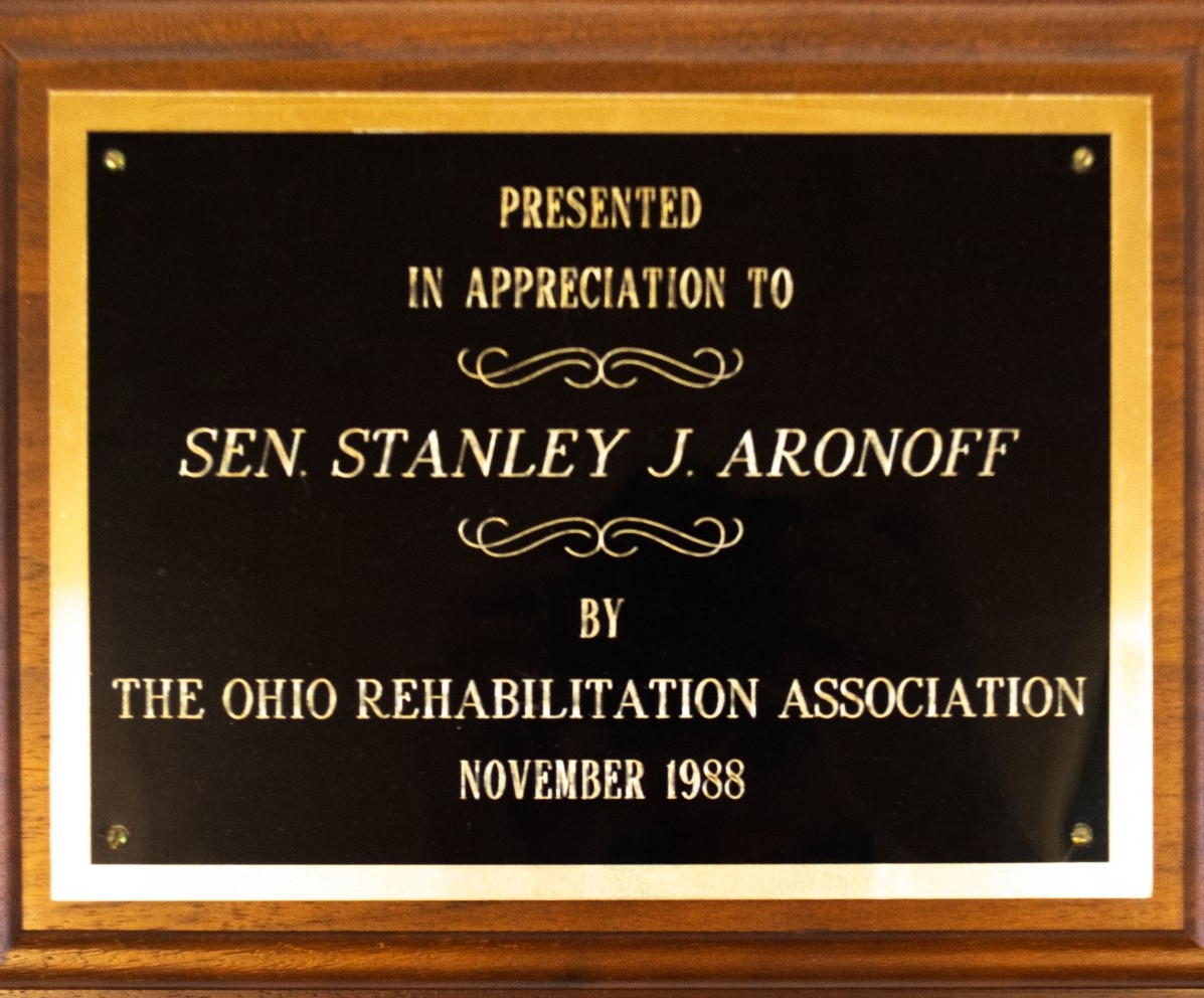 The College of Mount Saint Joseph on the Ohio Certifies Stanley J. Aronoff the Degree of Doctor of Public Service