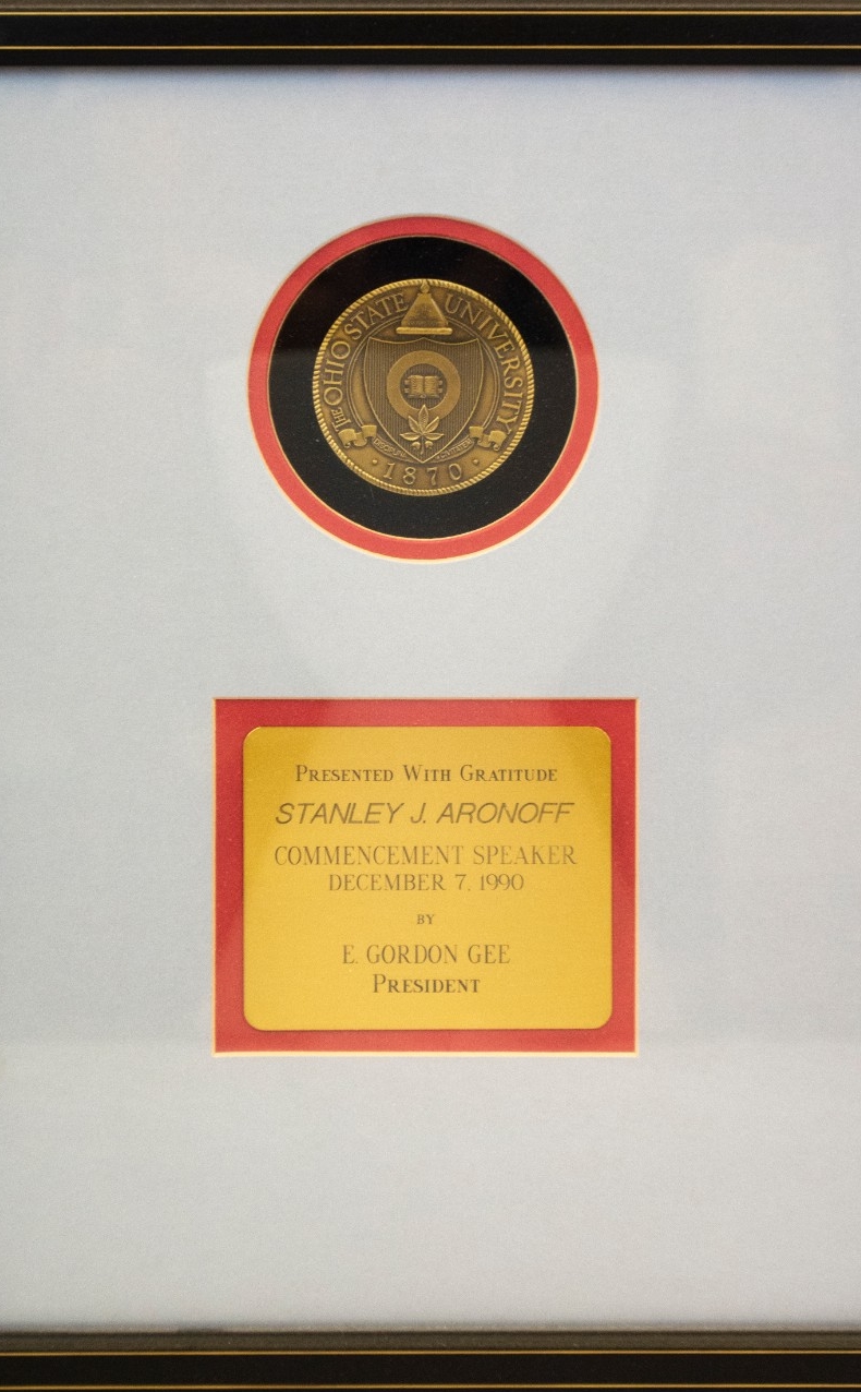 Ohio State University Commencement Speaker Stanley J. Aronoff 