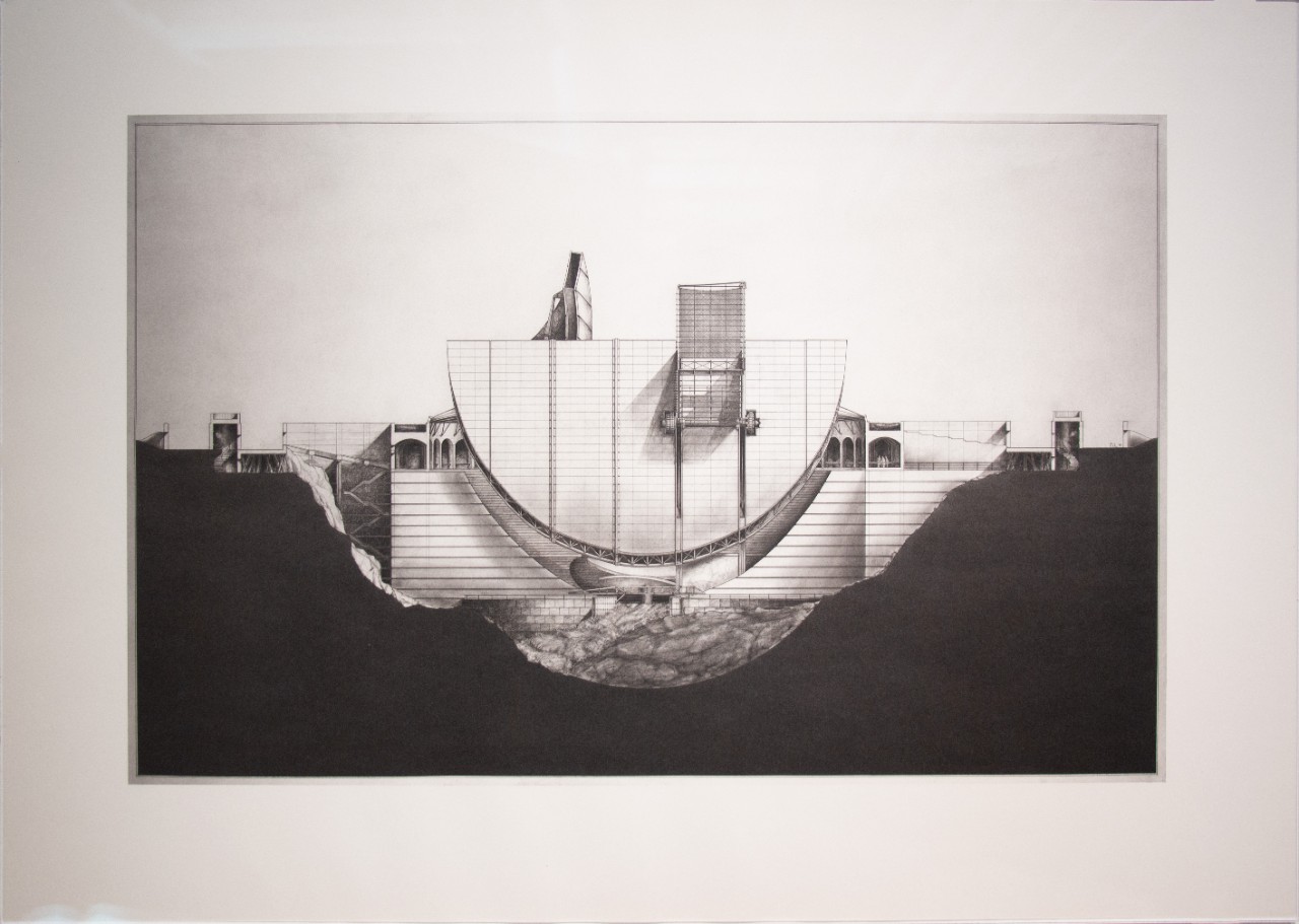 Doug Darden, Night School, lithograph