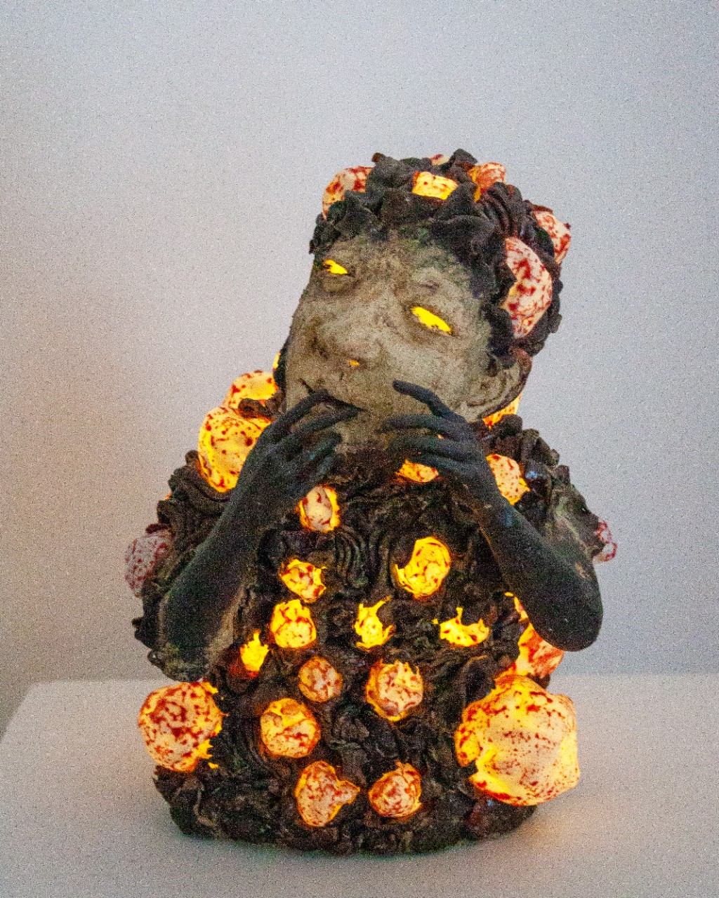small illuminated figure