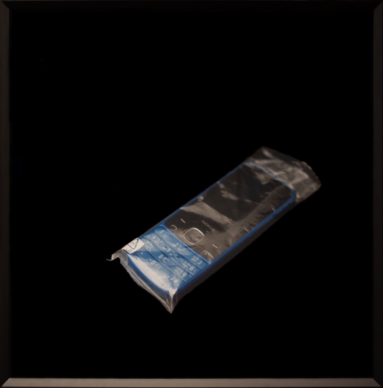 Image of a cellphone protected inside a plastic bag