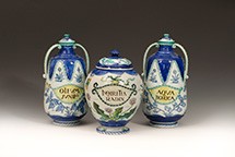 Cantagalli Apothecary Jars by Ulisse Cantagalli