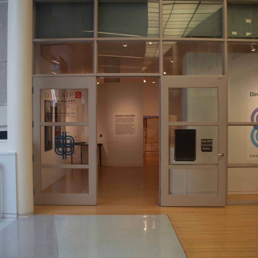 Entrance to the Reed Gallery located inside DAAP.