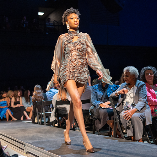 DAAP Fashion Show 2023 live runway.