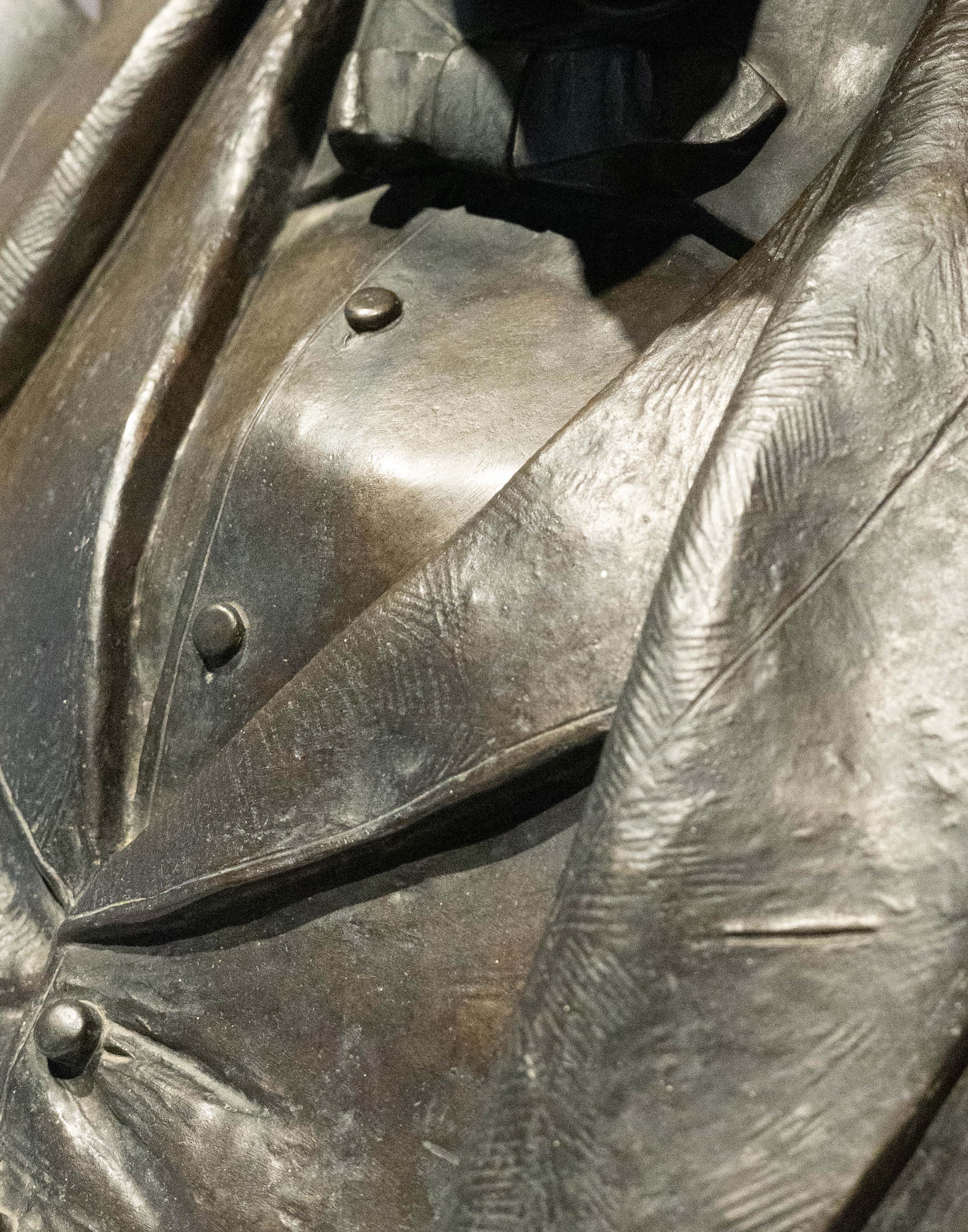 Moses Jacob Ezekiel, "Bust of Benjamin Berkeley Hotchkiss", detail.