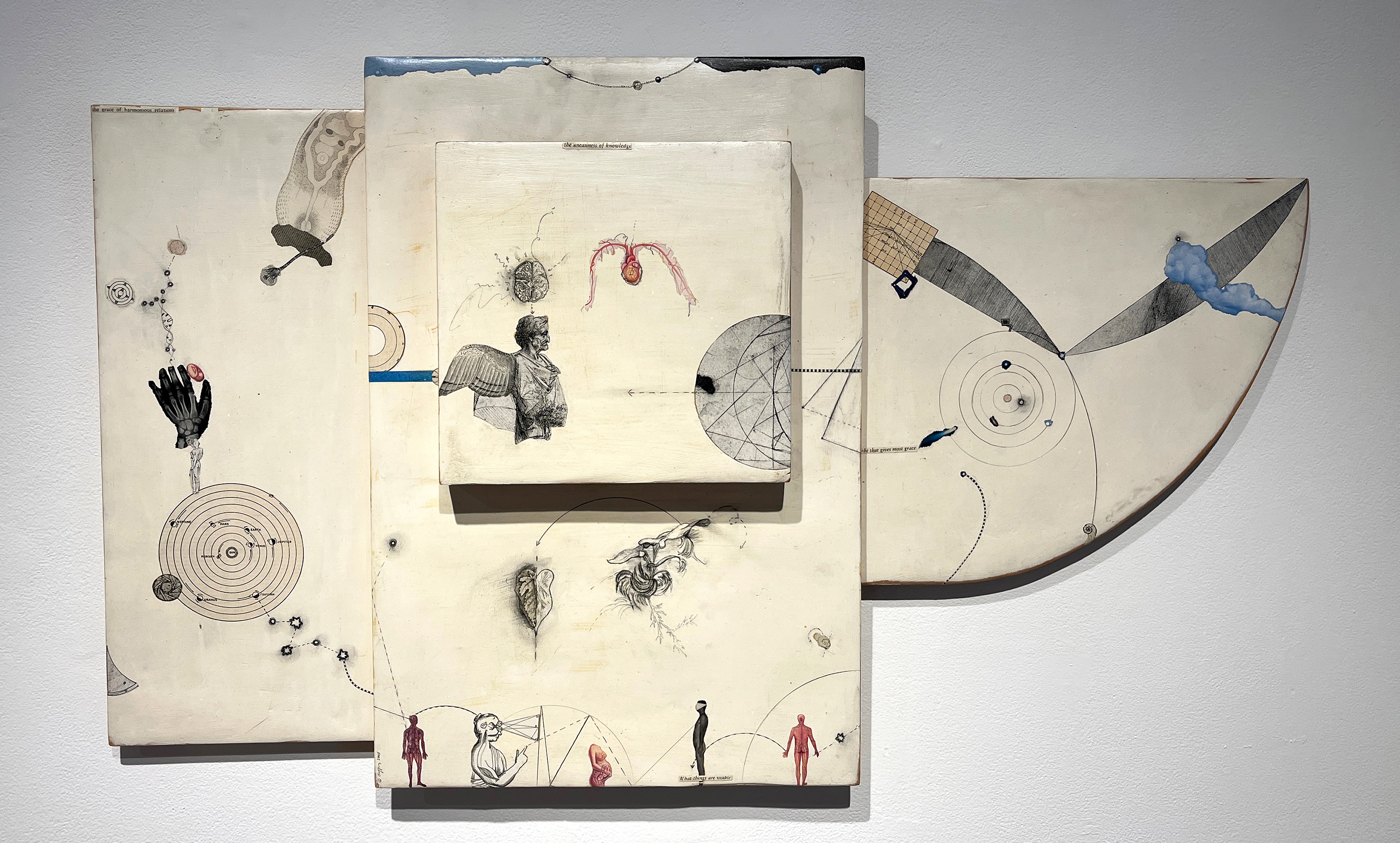 Gary G. Gaffney  (USA, 1944-     ) The Uneasiness of Knowledge