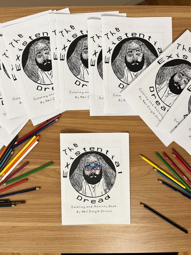 Orians, Existential Dread Coloring and Activity Book