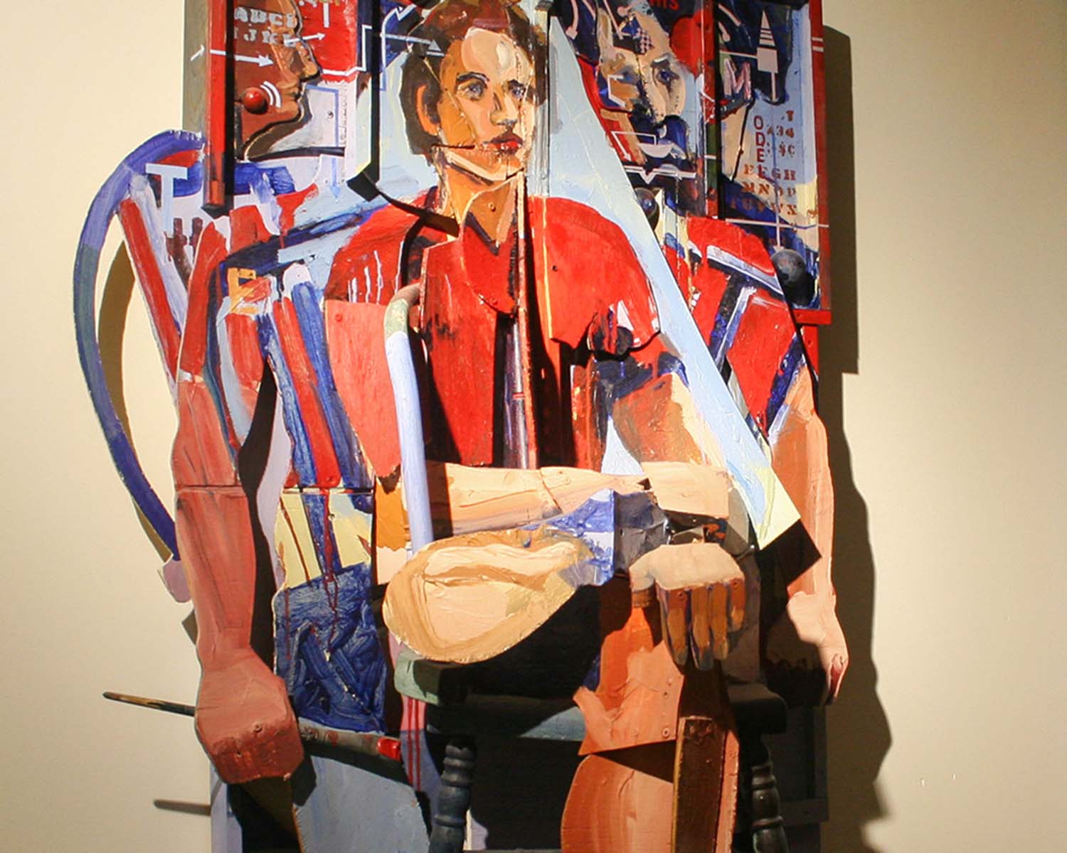 Detail of the Artist and His Model by Dana Sulnier