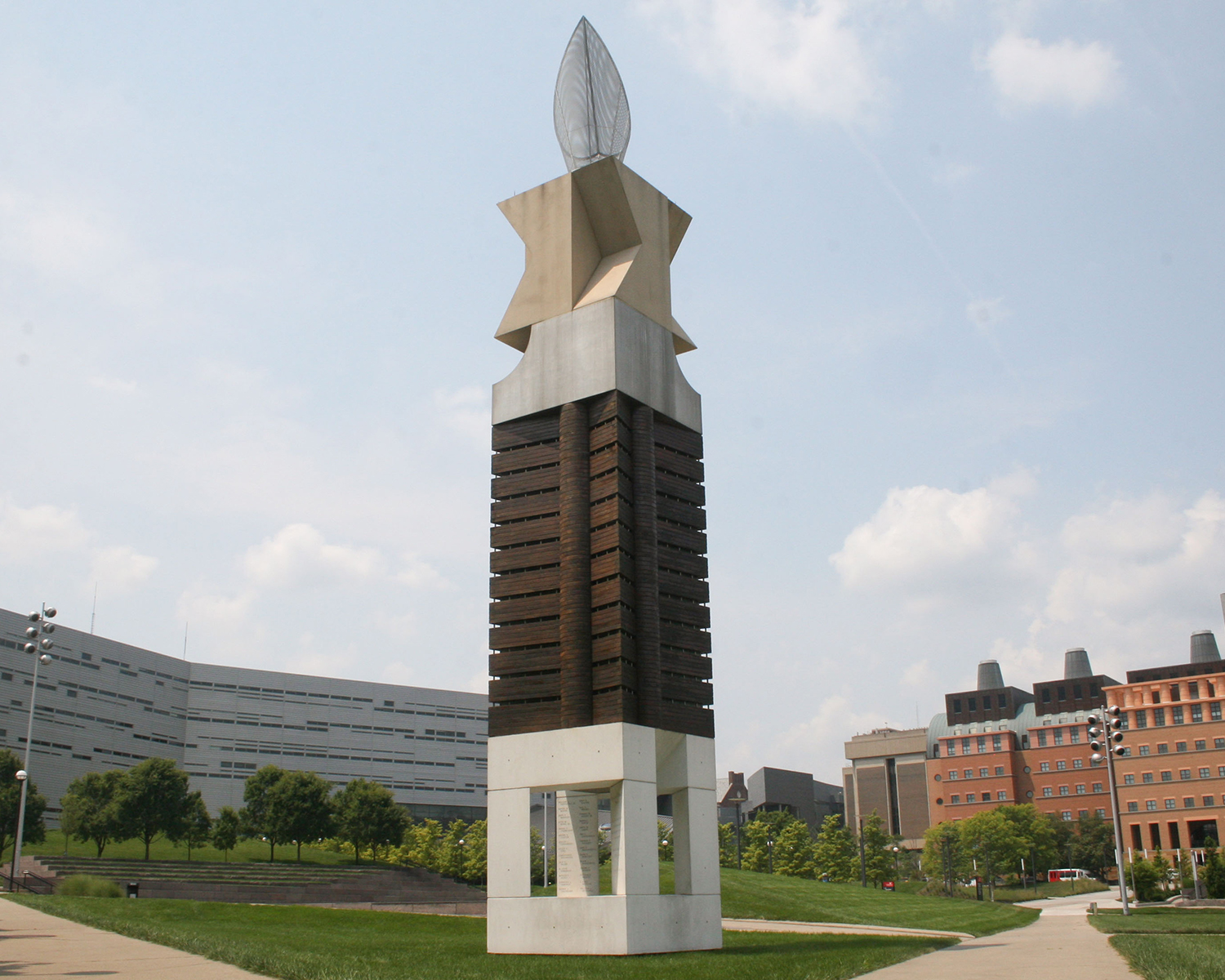 The Ronald F. Walker Tower of Strength by Machado Silvetti and the A. Zahner Company