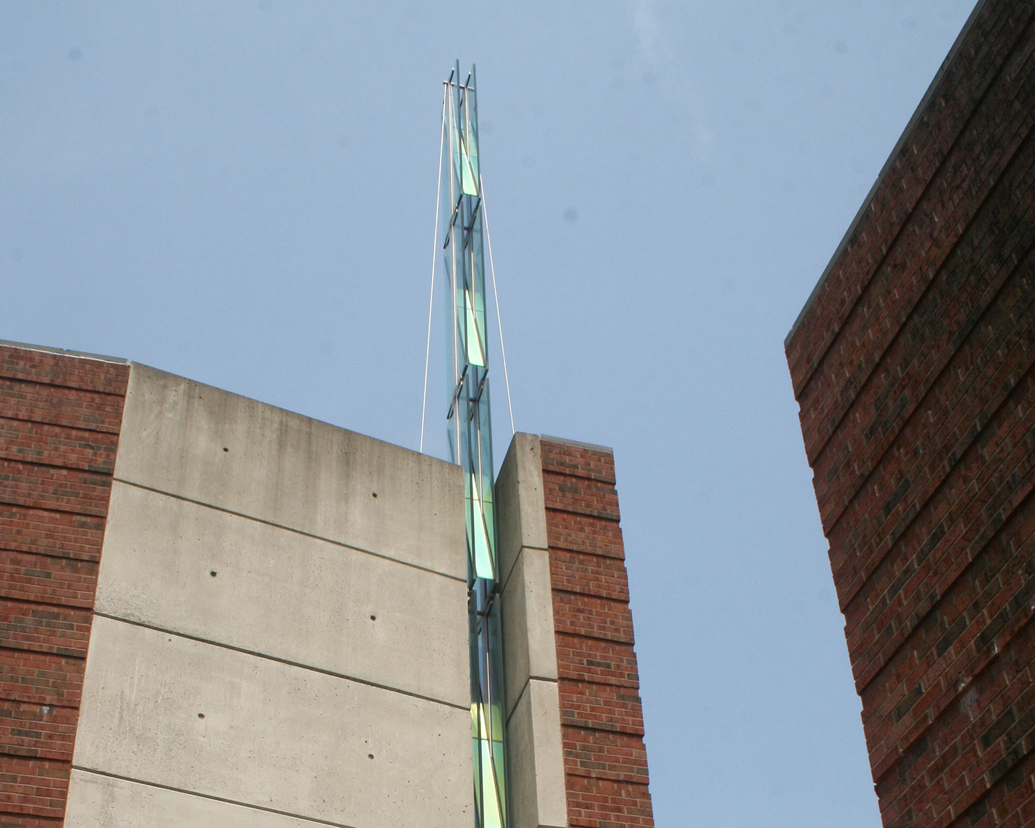 Detail of Light Mast by James Carpenter