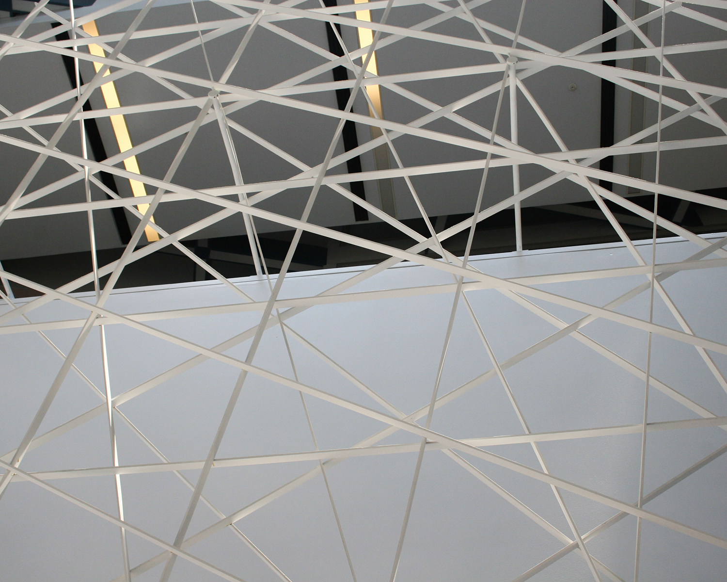 Detail of Moiré Pentagon by Derrick Woodham